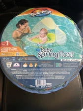 SwimWays Baby SpringFloat Splash N’ Play - 9-24 Months NEW