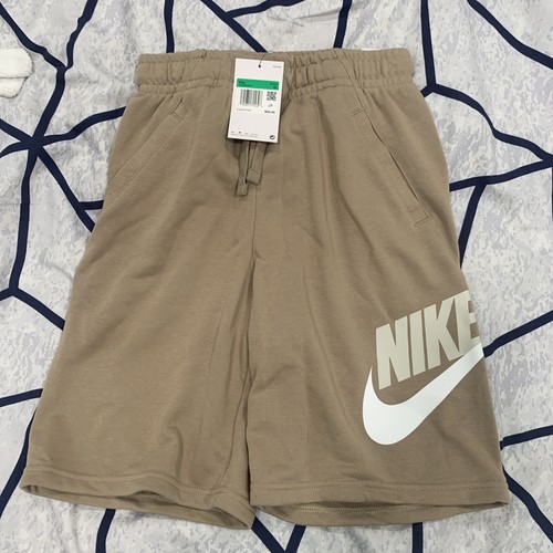 Nike Boys Big Kids Sportswear Club Fleece Shorts Rush Beige CK0509-247 Large NEW - Picture 3 of 5