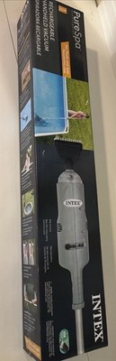 New In Box Intex 28620EP Rechargeable Handheld Swimming Pool Vacuum - Gray