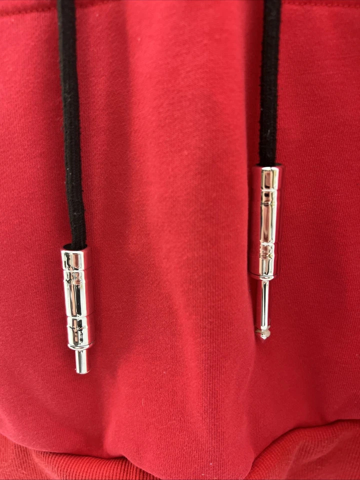 Genuine Fender Pullover Hoodie Guitar Chord Drawstring Retro Pick Sleeve Medium - Image 2 of 4