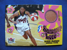 2002 Fleer Ultra WNBA Summer Love G/U Nikki McCray Indiana Fever