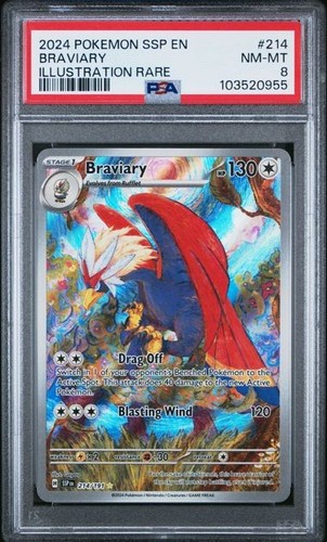 Braviary graded PSA 8 for sale on eBay