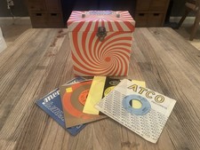 VINTAGE  PLATTER-PAK 7"/45 rpm VINYL RECORD STORAGE CASE  55 RECORDS  INDEX