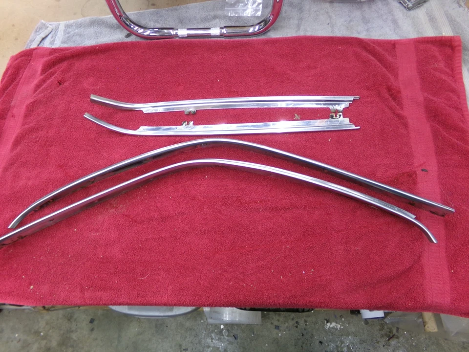 1973   1977 Chevy EL Camino GMC Sprint Roof Drip Rails Molding Trim Foto 2 de 4