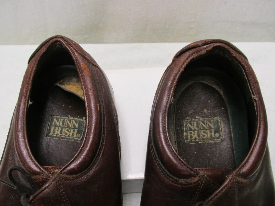 Nunn Bush Vintage Men's 8.5 8 1/2 W Light Brown 83764  Brown Genuine Leather  - Image 4 of 4