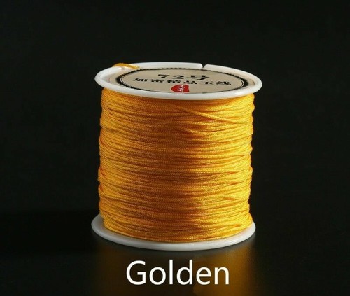 50M/Roll Cord Sash Woven Rope Threads Chinese Knot Beading Weave Jewelry String - Picture 9 of 21