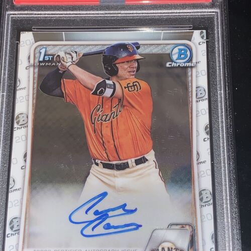 2020 Bowman Chrome 1st Connor Cannon Prospect Auto #CPA-CC PSA 10 LOW POP - Bild 6 von 11