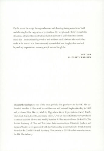 CAROL Screenplay - Korean & English Movie Script Book 영화 캐롤(2015) 한/영 각본집 - Picture 12 of 12