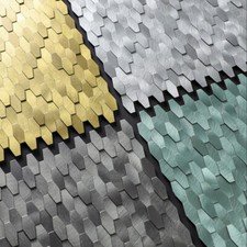 1x Self-adhesive Mosaic Wall Sticker Aluminum Composite Panel Background Modern