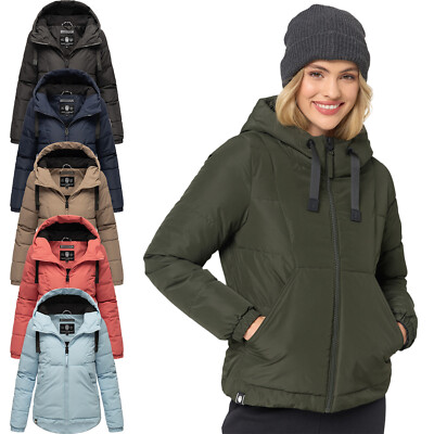 Navahoo Damen Winter Steppjacke Jacke gesteppt gefüttert Herbst