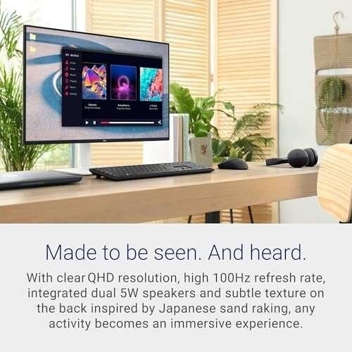 Dell S2725ds 27" Qhd 100Hz Ips Monitor – 2560×1440, 1500:1, 2×5W Speakers - Picture 5 of 17