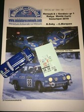 MC43 DECAL ADD 1:43 - R 8 GORDINI - SABY  - RALLYE MONTE CARLO HISTORIQUE  2019