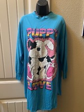 Vintage 80's Puppy Love Nightgown-Jennifer Dale One size