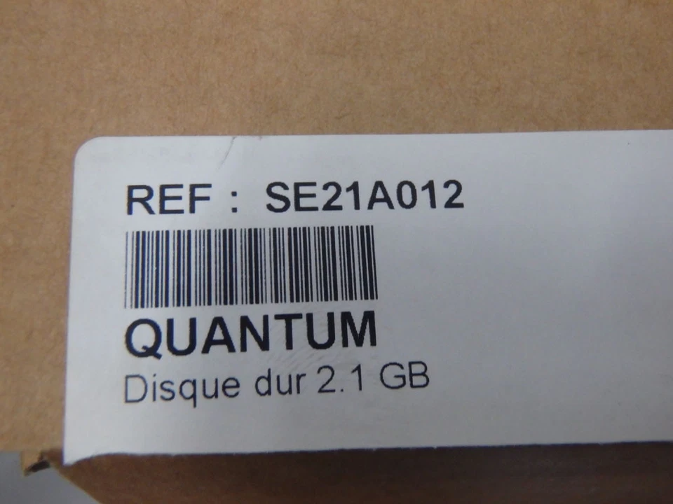 SE21A012 - QUANTUM - SE21A012 / Hard Disk Drive Used - Image 3 of 3