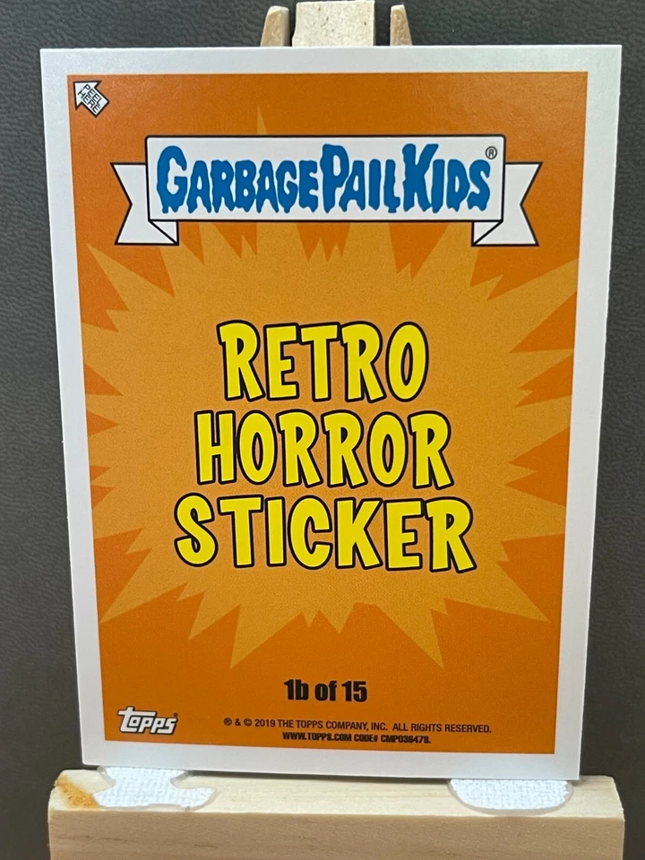 Garbage Pail Kids Sticker Revenge Of Oh The Horror-Ible 1b Inner Damon - Image 2 of 2