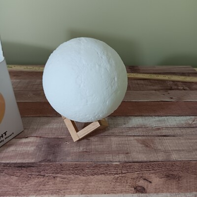 #ad #ad 16 Color Night Light Moon shape 16 color changing on stand circle lamp light $13.55