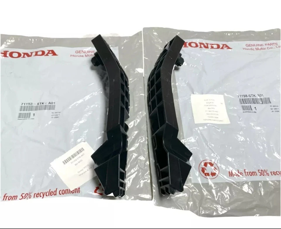 NUEVO OEM 07 - 12 ACURA RDX PARACHOQUES DELANTERO CONDUCTOR Y PASAJERO GUARDABARROS SOPORTE SOPORTE Foto 4 de 4