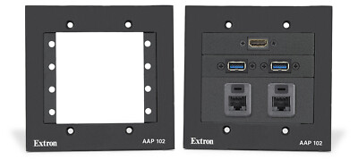 Extron AAP 102 White AAP Two-Gang AV Connectivity Mounting Frame 60-300-03