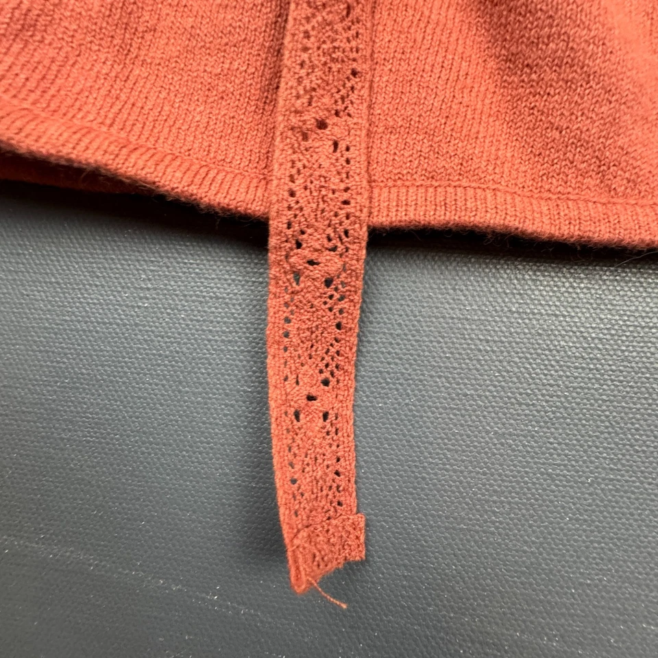 Женский кардиган Guinevere Rust Bolero Shrug XL ангорская смесь богемное коттеджкор - Изображение 3 из 4