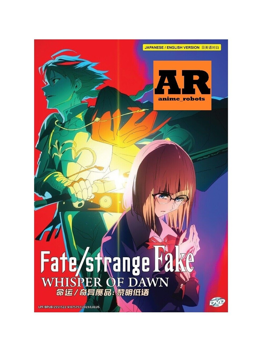 English dubbed of Fate/Strange Fake:Whisper of Dawn ~ Anime DVD Region 0