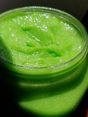 Self Care Friday Shea Sugar Scrub 10oz Exfoliator - Green Apple 