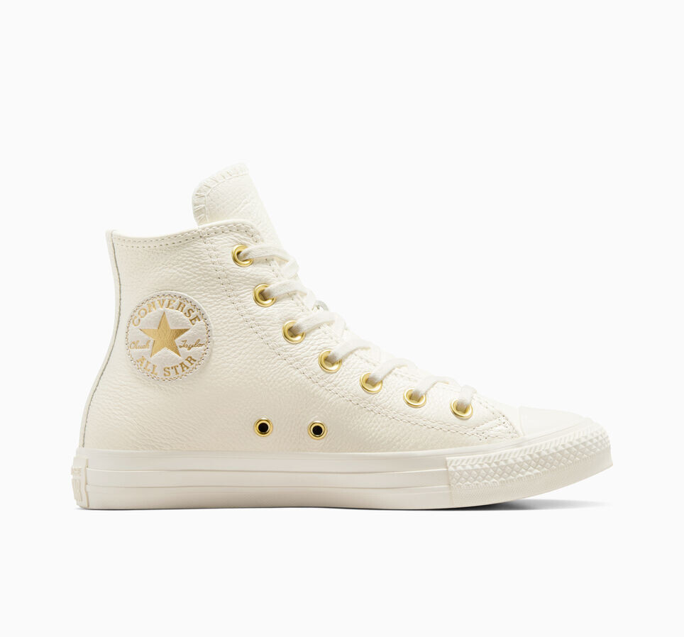Converse Women's Chuck Taylor All Star Gold High-Top Shoes Ecru