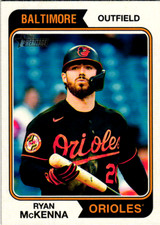 2023 Topps Heritage High Number Ryan McKenna #676 Baltimore Orioles       