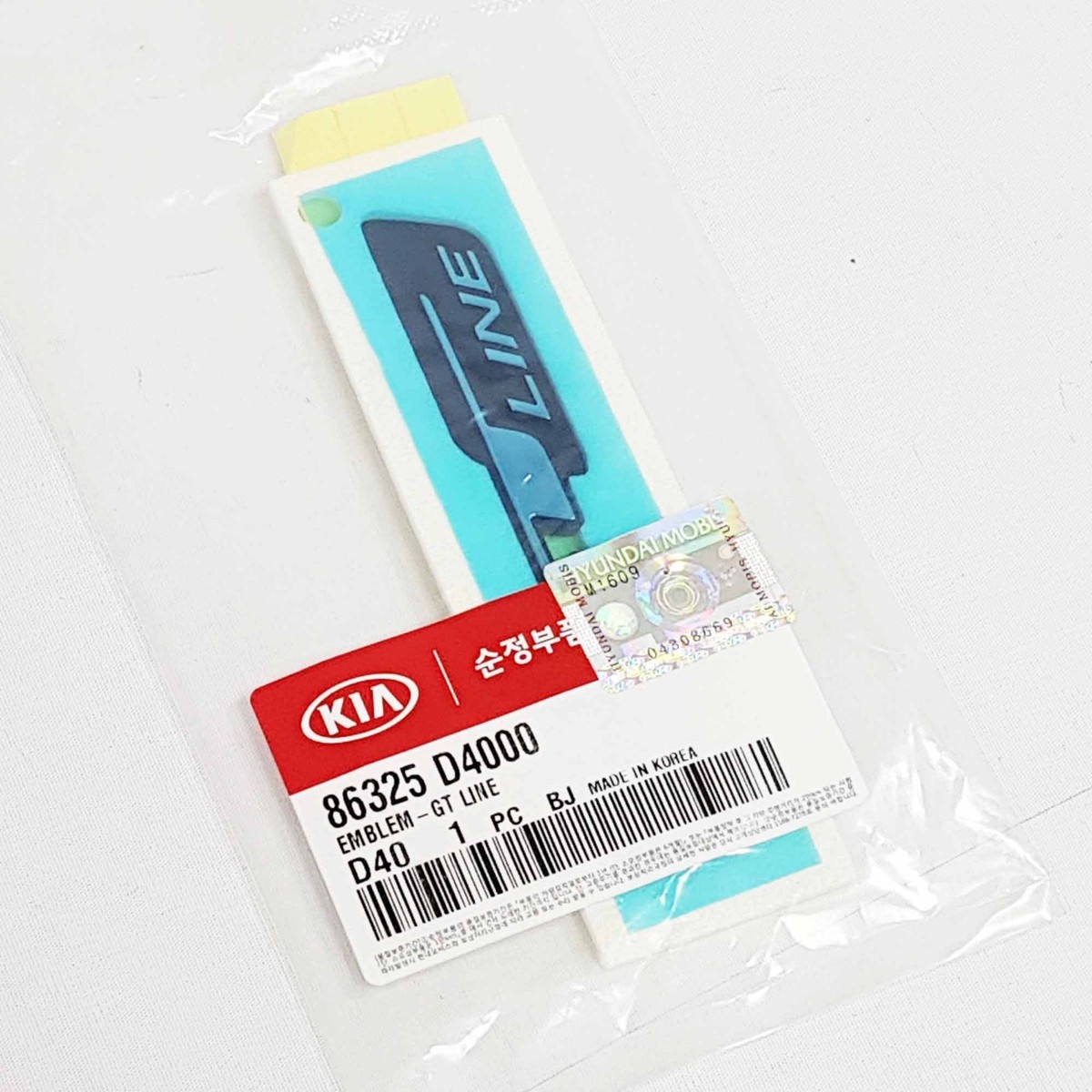 Genuine 86325D4000 Rear Trunk GT Line Emblem Badge For KIA