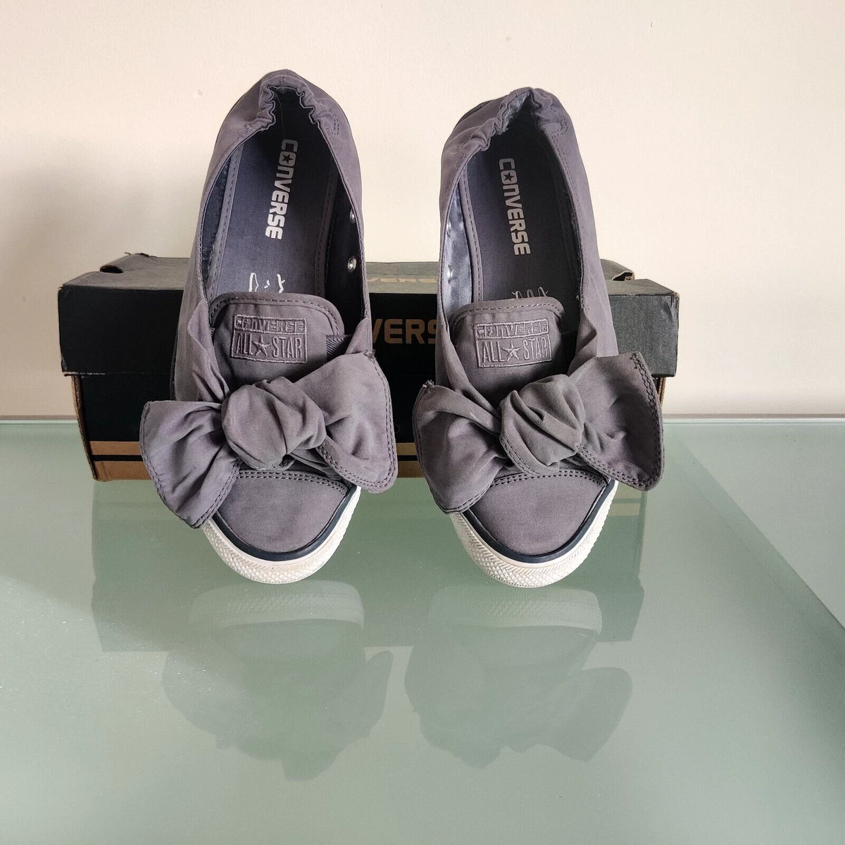 Converse ballerina grey online