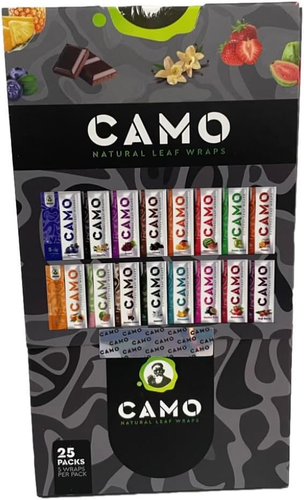 CAMO Wraps Afghan Natural Leaf Wraps 25 Pack - Picture 12 of 12