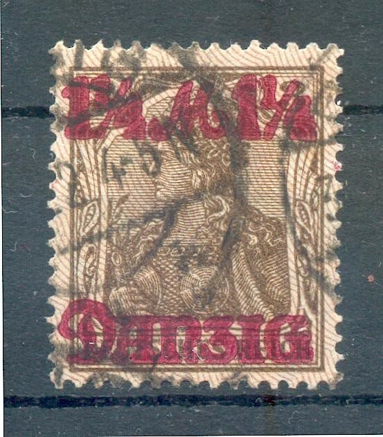 Danzig 42I Genuine Round Stamped BPP 25EUR (73001)