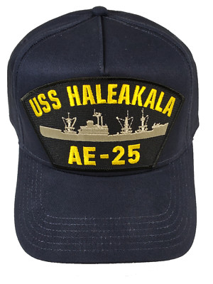 USS Haleakala AE-25 Ship HAT - Navy Blue - Veteran Owned Business
