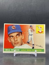 1955 Topps #86 Bill Wilson Kansas City Athletics VTG Vintage Baseball Card