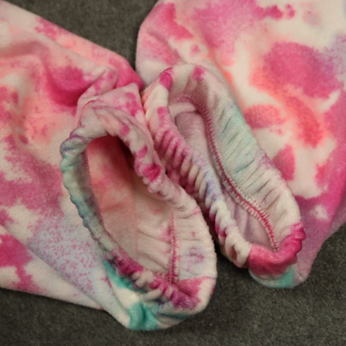 So Tie Dye Fleece Joggers Lounge Pants Athleisure Pockets Pink Girls XL 14/16 - Picture 3 of 15