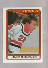 1990-91 Topps #30 Janne Ojanen rookie card, Finnish hockey legend