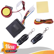 Motorcycle Security Alarm System Anti-theft Remote Control Engine Start NEW