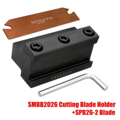 SMBB2026 CNC Cut-Off Tool Holder Plate Base Block + SPB 26-2 Cutting Knife Board