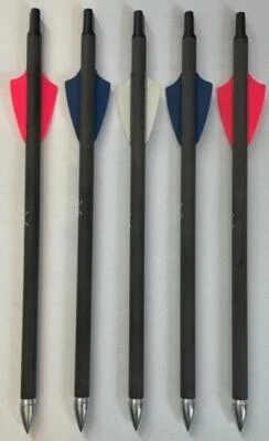 5 carbon bolts 7,5" COBRA RX / ADDER SPHERE F-Bullet handmade by T. Baale to UK