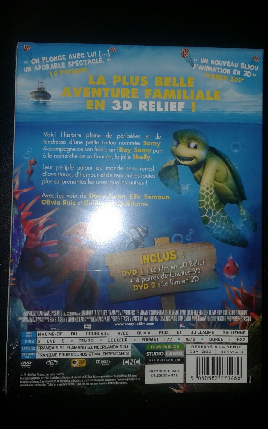DVD LE VOYAGE EXTRAORDINAIRE DE SAMY neuf - Photo 2/2