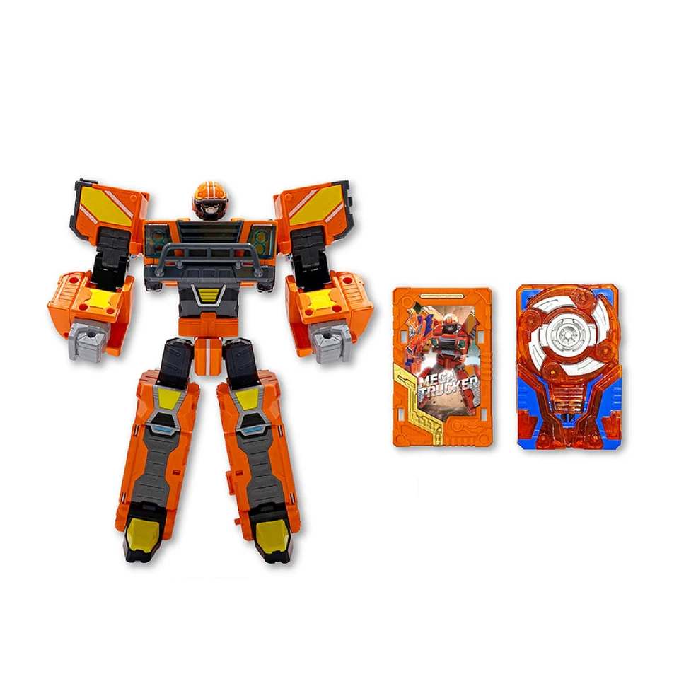 Metal Cardbot Mega Trucker Transformer Robot / Figure Car Toy Gift - Image 2 of 2