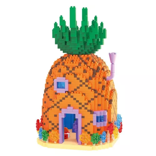 Krusty Krab Ananas-Haus-Ziegel SpongeBob Schwammkopf-Serie Bausteine - Bild 5 von 12