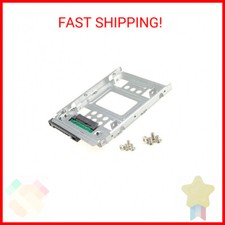 2.5" SSD to 3.5" SATA Hard Disk Drive HDD Adapter Caddy Tray CAGE Hot Swap Plug
