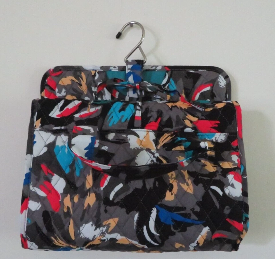 Vera Bradley Hanging Travel Organizer Splash Floral Cosmetic Bag Multicolor NWT - Image 4 of 4