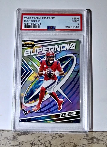 C.J. Stroud 2023 Panini Supernova NFL #SN-6 Football Card PSA 9 Mint
