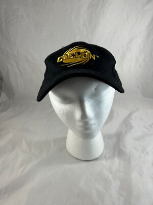 Vintage Ciclon Tequila Spiked Rum Bacardi Logo Cap Hat Black & Yellow Adjustable