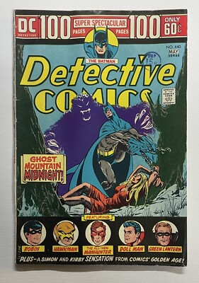 DETECTIVE COMICS #440. MAY 1974. DC. VG/FN. 100 PAGES! 7 STORIES! GREEN LANTERN!