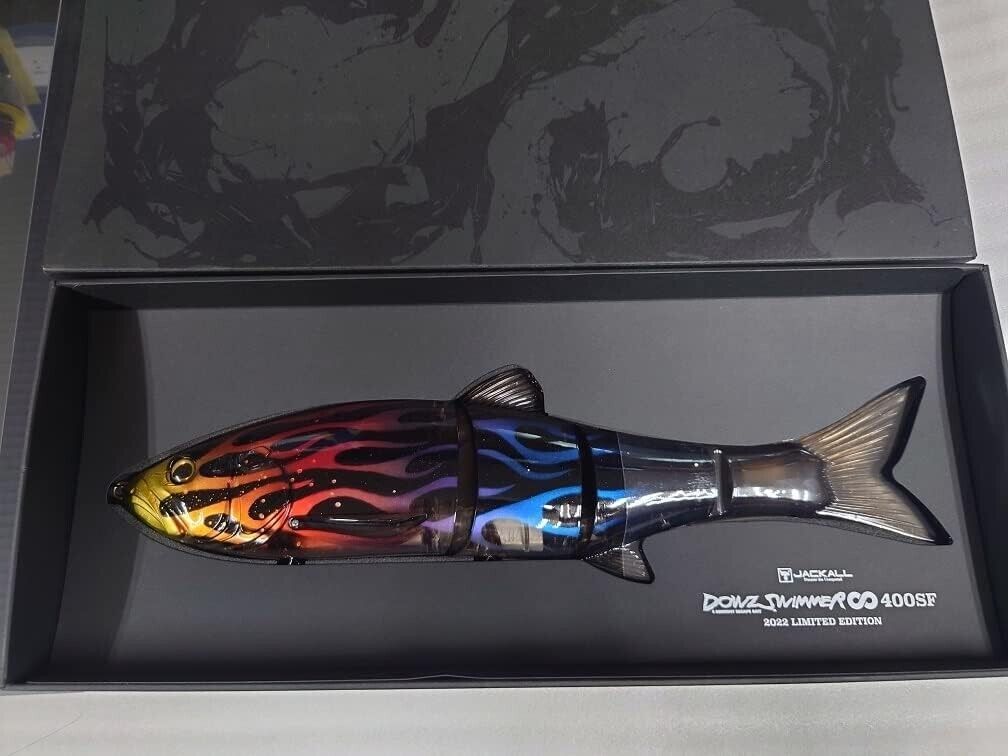 JACKALL DOWZ SWIMMER 400SF 400mm 21.2oz Phantom Flame Black JACKALL DOWZ SWIMMER 400SF 400mm 21.2oz Phantom Flame Black