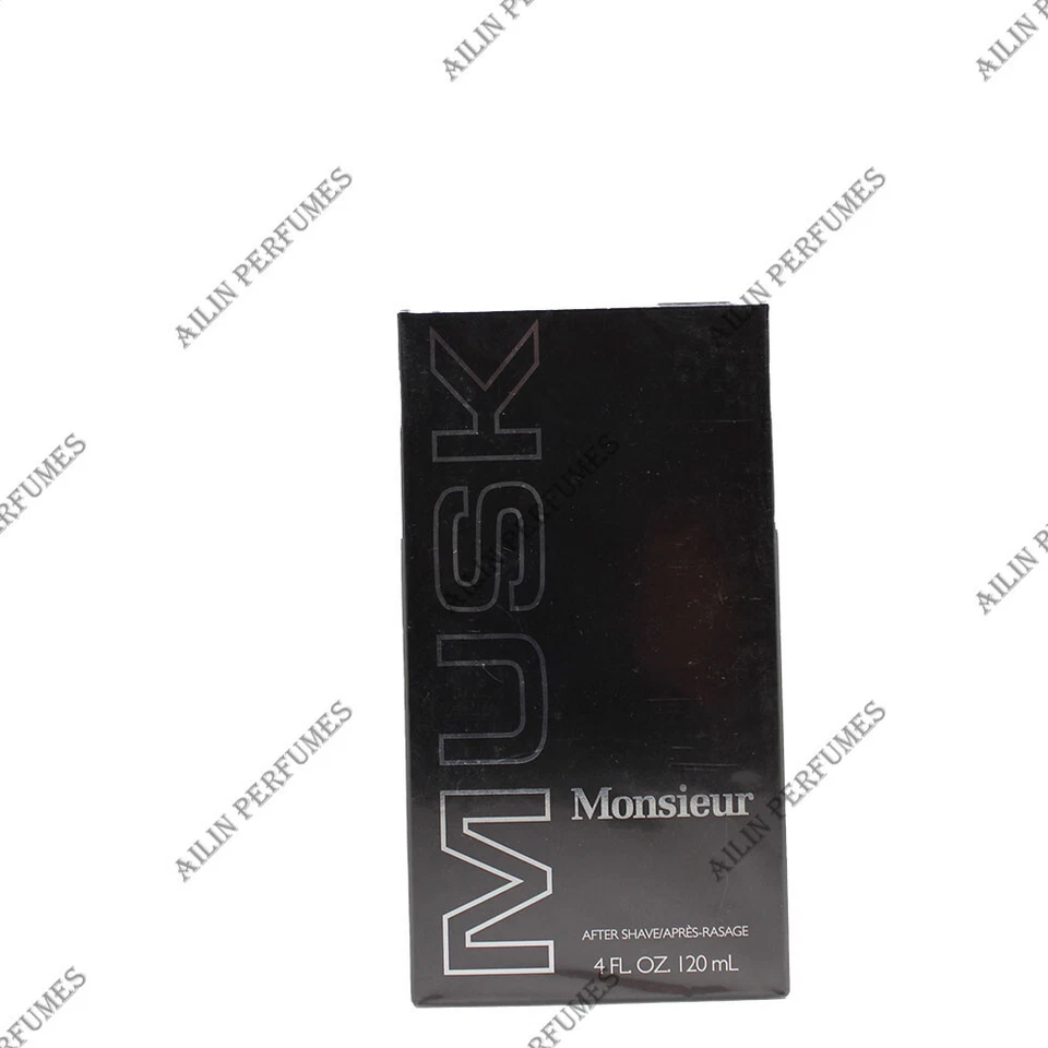 Líquido para después del afeitado Musk Monsieur por Houbigant 1,7 oz para hombres *edición vintage* Foto 2 de 2