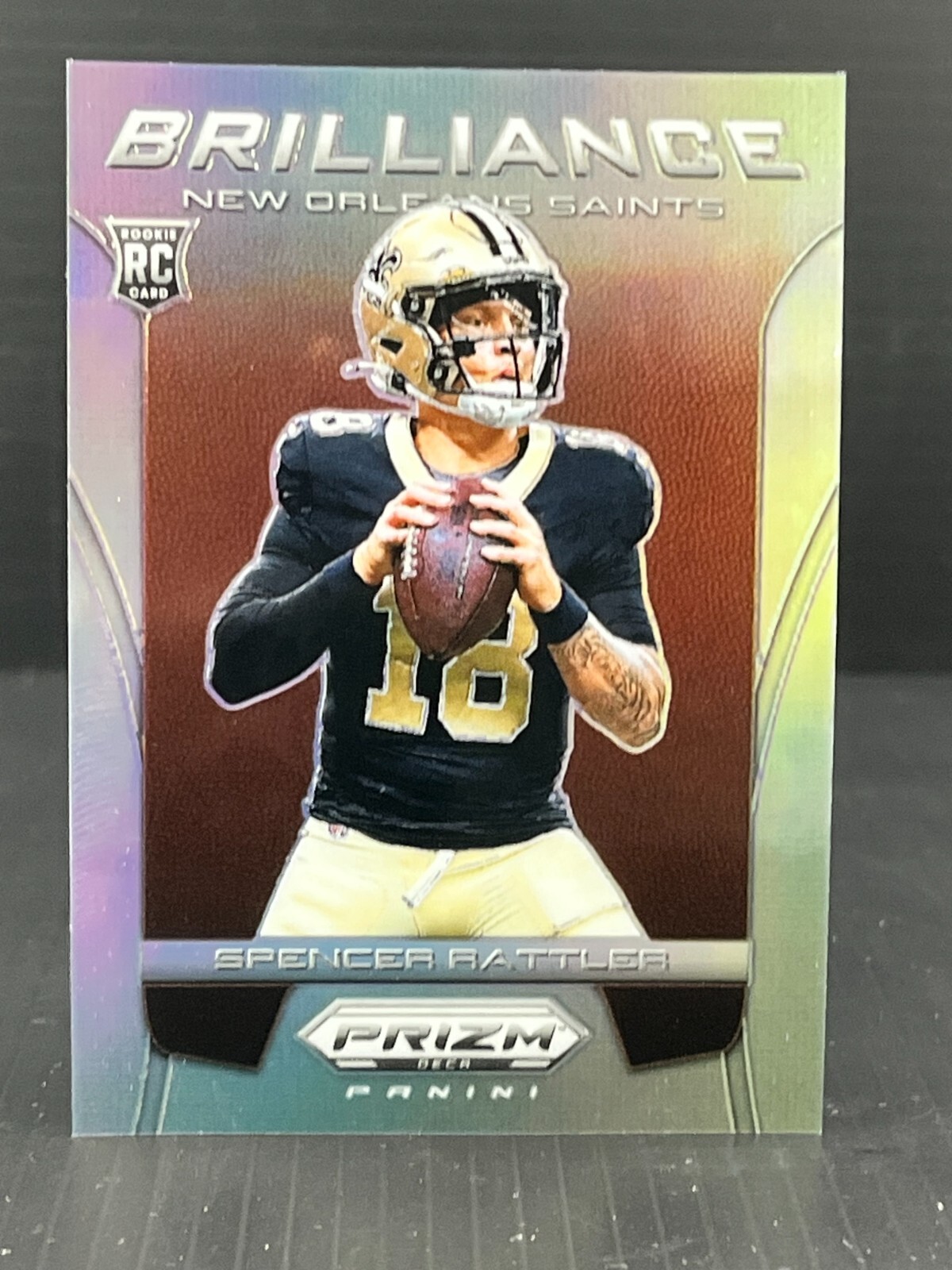 2024 Prizm Deca football Spencer Rattler RC Brilliance Insert #9 Saints