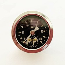 Moon Direct Fit Pressure Gauge 1-100 Psi- Mooneyes - Liquid Filled - Oilfuel